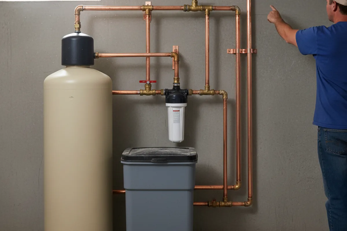 Whole-house water treatment system installed in Hingham